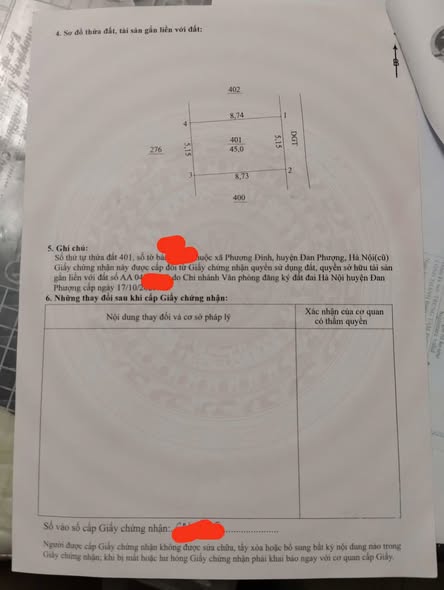 CẦN BÁN GẤP 45M ĐẤT PHƯƠNG ĐÌNH - LIÊN MINH - HÀ NỘI 15984955