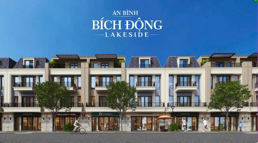 Lô Shophouse Bích Động Lakeside – diện tích 126m² – đường 22m – MT 7m – giá từ 68 triệu/m² (giãn 15984984