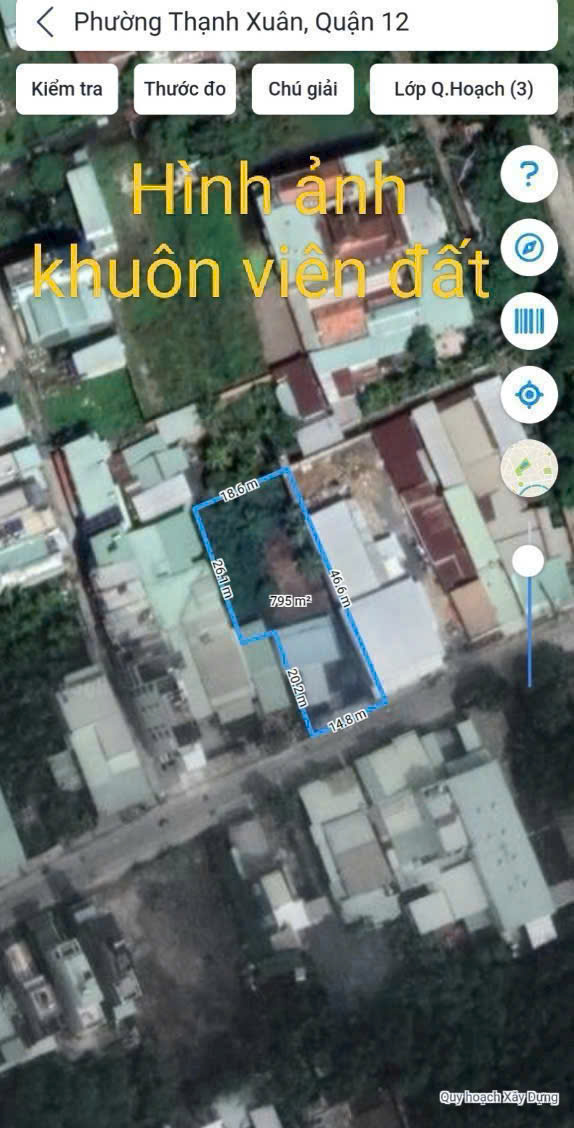 ĐẤT THẠNH XUÂN 52 – 795M² FULL THỔ CƯ – HẬU 18,6M – CHỈ 26 TỶ 15984986