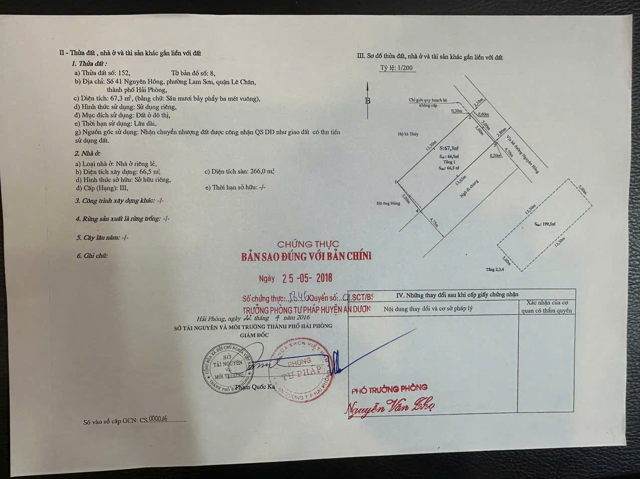 BÁN NHÀ 7 TẦNG MẶT ĐƯỜNG NGUYÊN HỒNG – LÊ CHÂN – LÔ GÓC KINH DOANH – GIÁ 9,9 TỶ 15985449