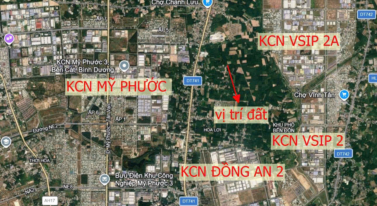 Bán đất đẹp - Diện tích 5x20m2, có 60m2 thổ cư - Mặt tiền đường nhựa 5m - Gần khu công nghiệp 15985471