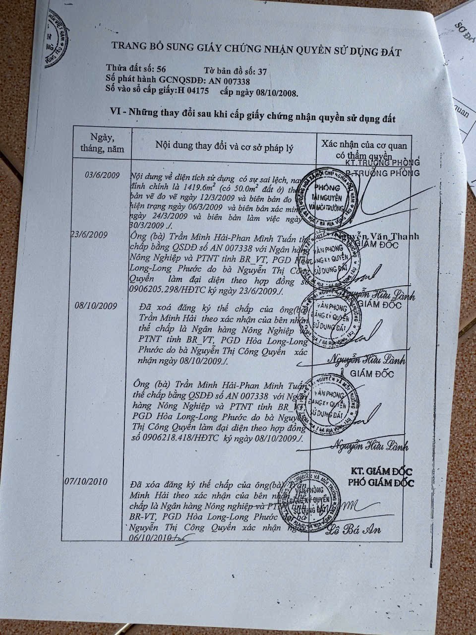 ĐẦU TƯ LÀ SINH LỜI - Chính Chủ Cần Bán Đất Đường Hương Lộ 3, xã Hòa Long, TP Bà Rịa, BRVT 15985498