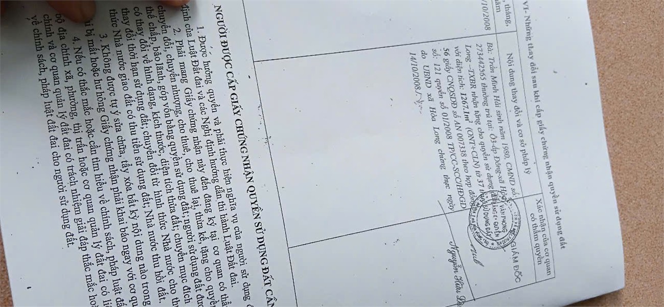 ĐẦU TƯ LÀ SINH LỜI - Chính Chủ Cần Bán Đất Đường Hương Lộ 3, xã Hòa Long, TP Bà Rịa, BRVT 15985498