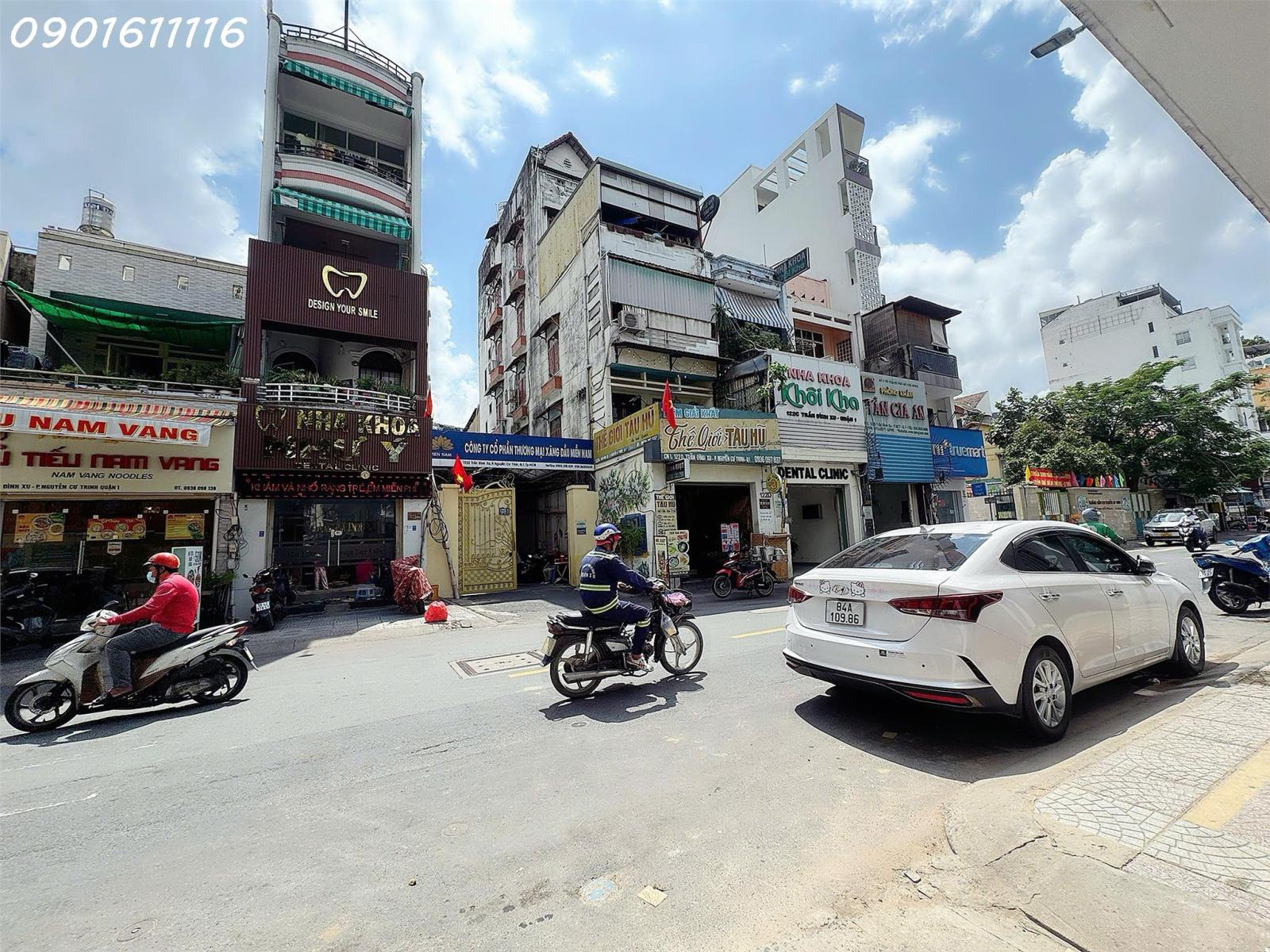 CHÍNH CHỦ BÁN NHÀ MẶT TIỀN Đ. TRẦN ĐÌNH XU, Q1 - NGAY GÓC TRẦN HƯNG ĐẠO - VỊ TRI KINH DOANH ĐỈNH * 15985665