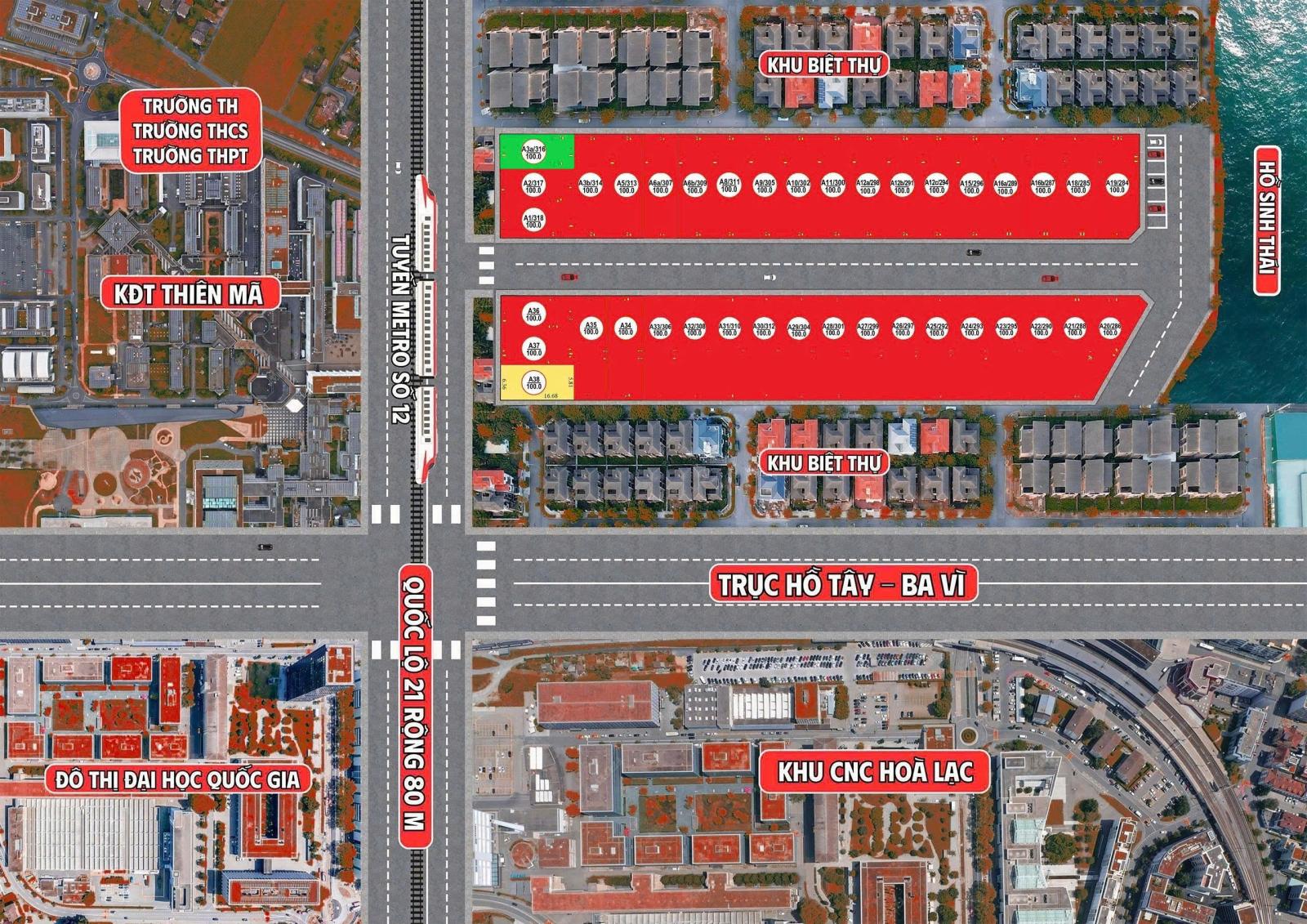 Bán đất tại Đồng Trạng cổ Đông, 3,8 tỷ, 100m2, mặt tiền 6m, Giáp hồ điều hòa, 15985681