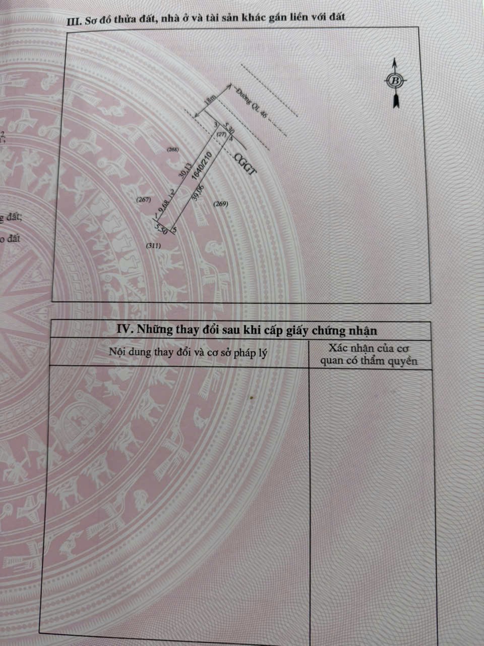 CHÍNH CHỦ CẦN BÁN ĐẤT Mặt Đường Quốc lộ 46, Xóm 8 Xã Hưng Đạo, Huyện Hưng Nguyên, Tỉnh Nghệ An. 15985705