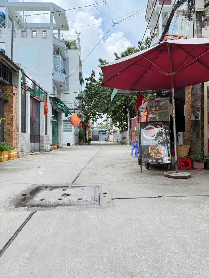 Bán nhà hẻm xe hơi Gò Dầu, Tân Phú. (77m²) 5.2x14m, gần chợ Tân Hương dòng tiền 8tr/tháng chỉ 6.4 15985727