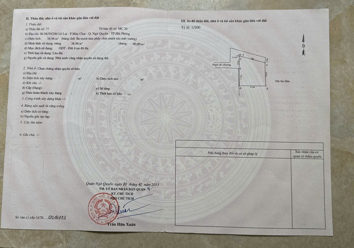 BÁN NHÀ 2 TẦNG GỐC DÂN XÂY CHẮC CHẮN TẠI LÊ LAI – NGÕ 270 LÊ LAI, GẦN CẦU HOÀNG GIA 15985760