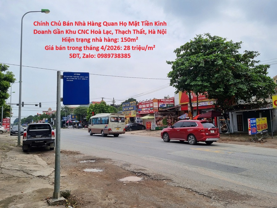 Chính Chủ Bán Nhà Hàng Quan Họ Mặt Tiền Kinh Doanh Gần Khu CNC Hoà Lạc, Thạch Thất, Hà Nội 15986075