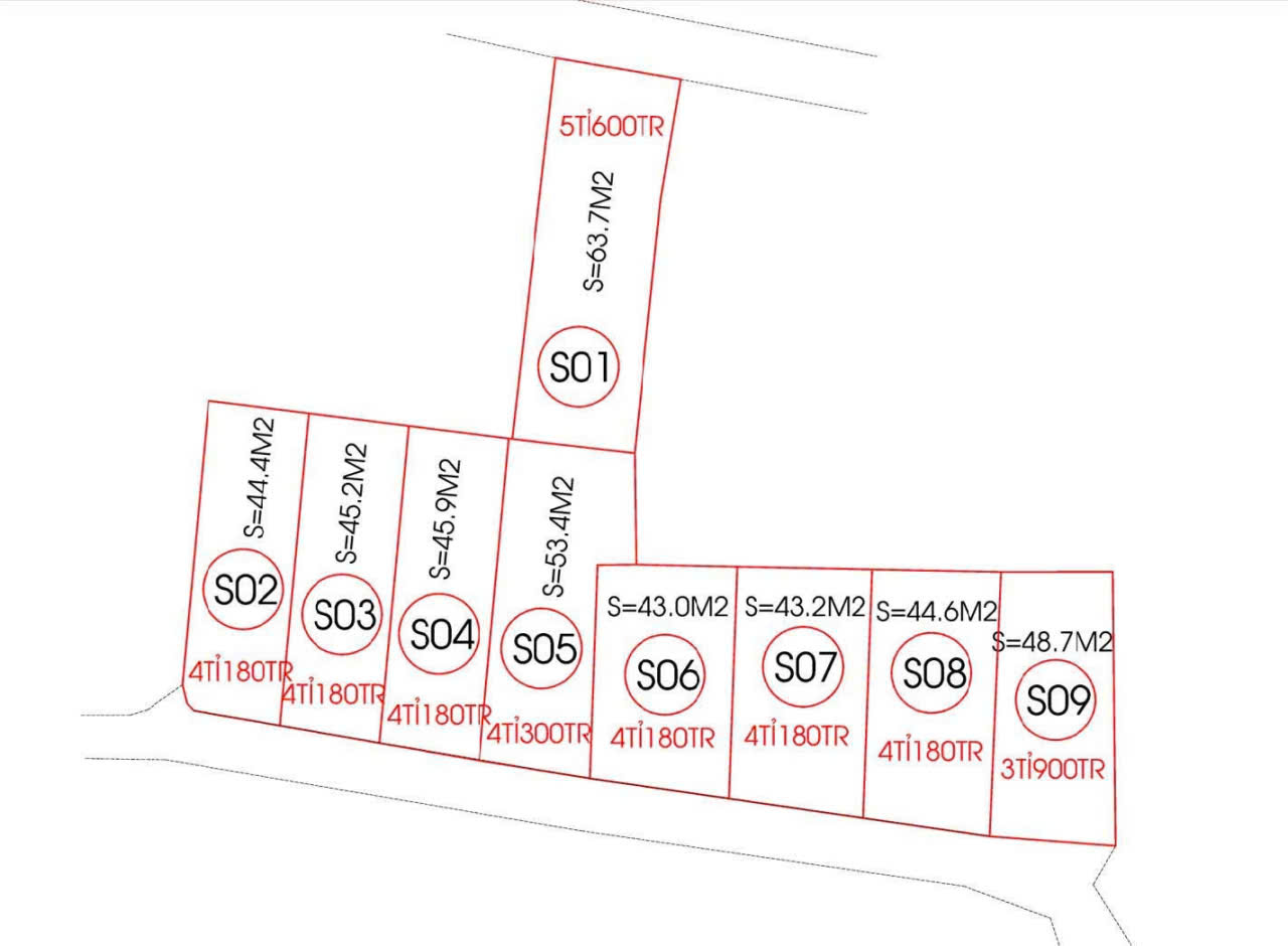 Mở bán dãy nhà 9 căn tại đường Ngô gia tự  15986339