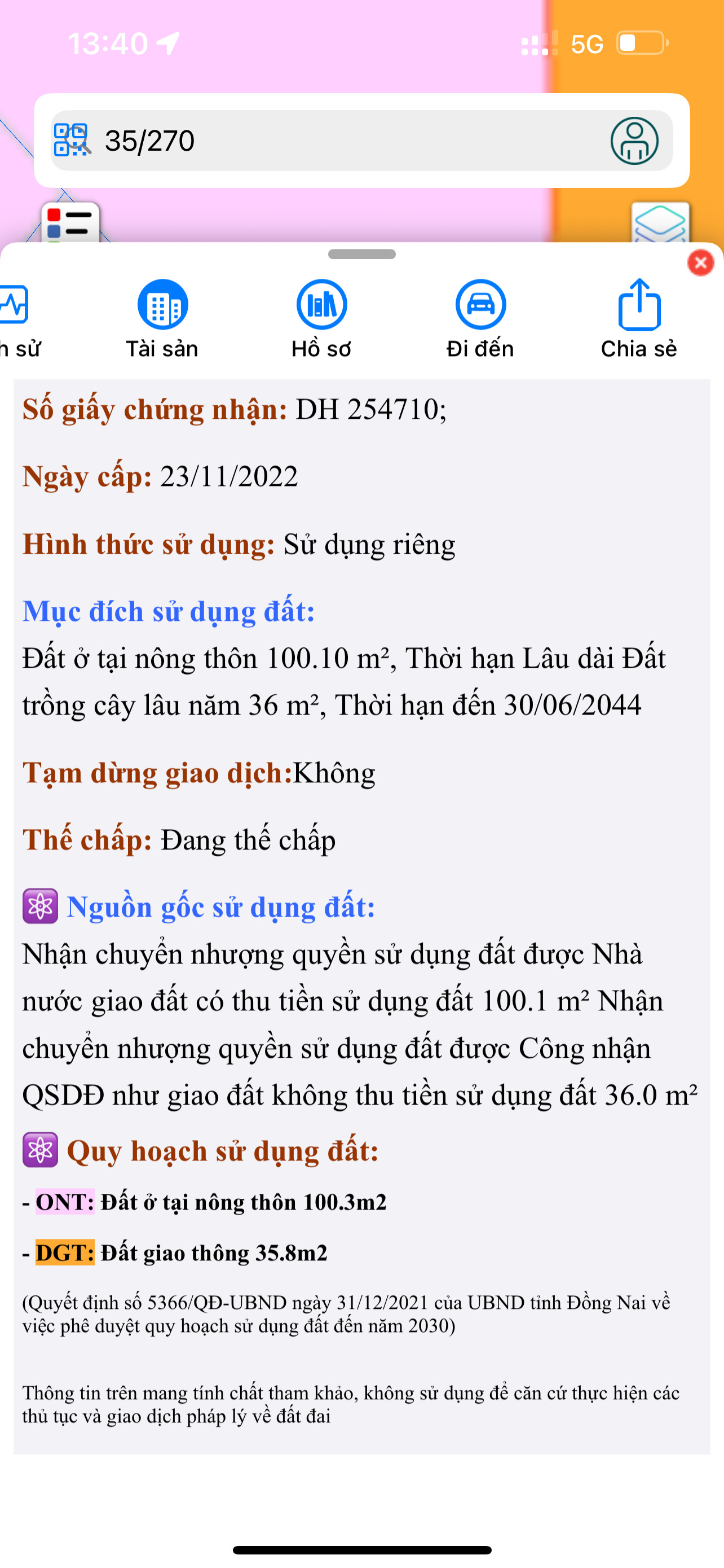 CHÍNH CHỦ CẦN BÁN ĐẤT DĨ AN, BÌNH DƯƠNG_78,4 M2_3,3 TY 15986434