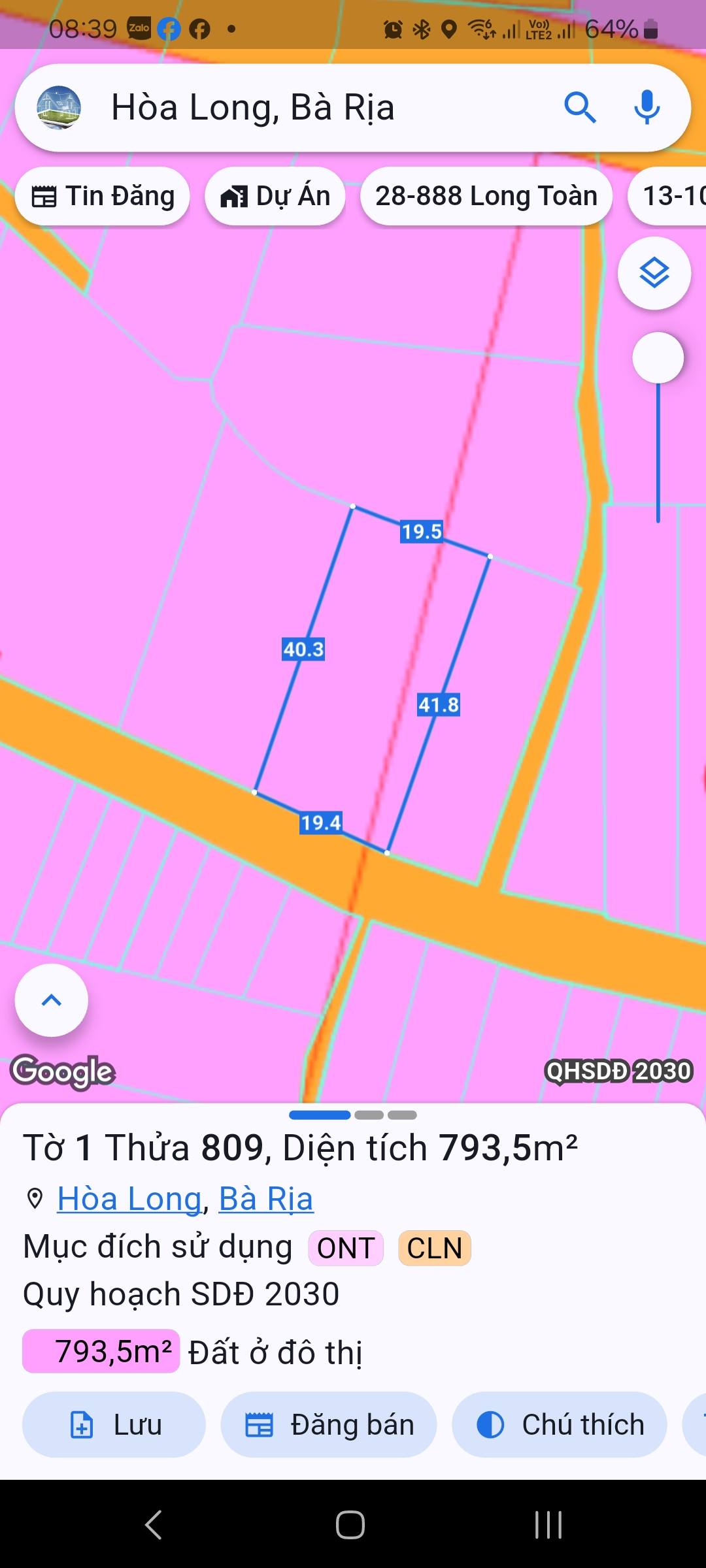 Cần bán nhà mái thái mặt tiền đường nhựa - Hòa Long (Phường Tam Long, TP.HCM) 15986513