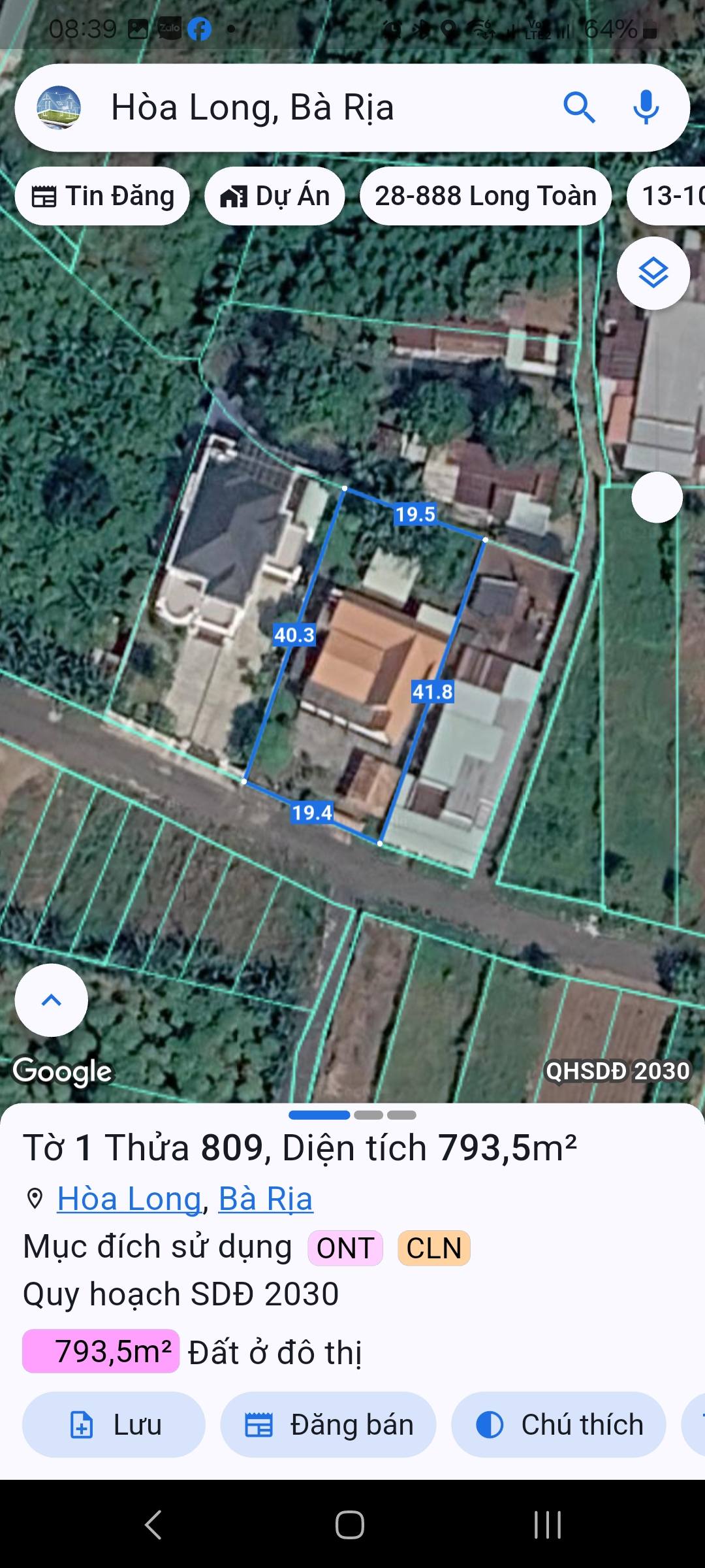 Cần bán nhà mái thái mặt tiền đường nhựa - Hòa Long (Phường Tam Long, TP.HCM) 15986513