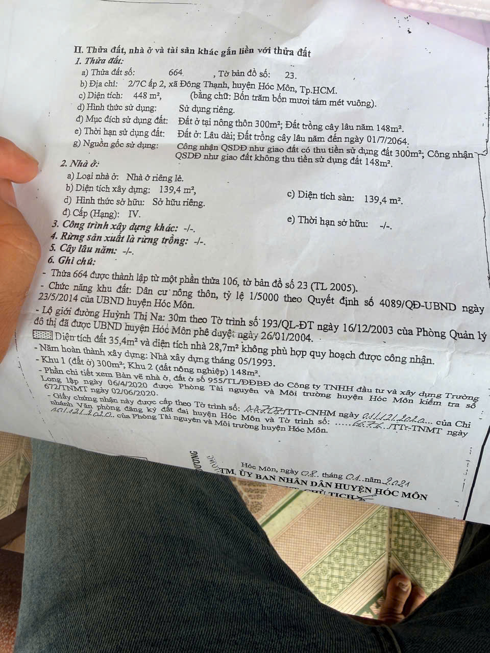 Cần Bán Gấp Đất Tại Xã Đông Thạnh, huyện Hóc Môn, TP. Hồ Chí Minh 15986543