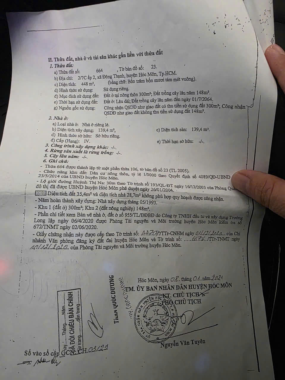 Cần Bán Gấp Đất Tại Xã Đông Thạnh, huyện Hóc Môn, TP. Hồ Chí Minh 15986543