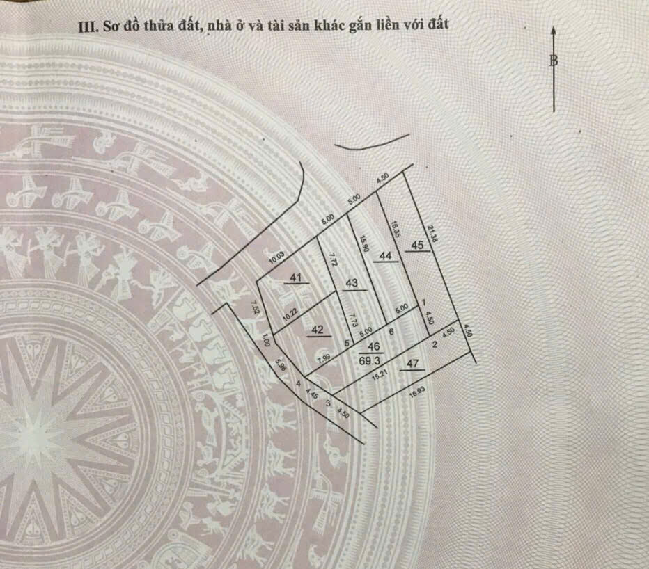 Pán 69.3m² tại Vệ Linh, Phù Linh, Sóc Sơn. Đường 4m thông, cách trục chính 10m, sẵn sổ 15986560