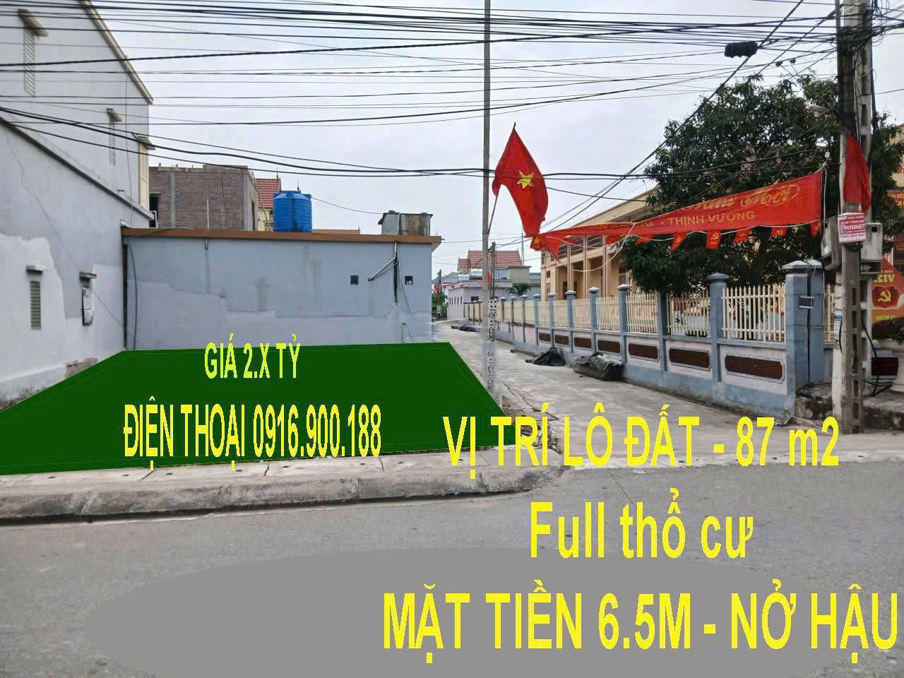 CHÍNH CHỦ CẦN BÁN ĐẤT TRUNG TÂM – HAI MẶT TIỀN – NỞ HẬU TẠI GIAO THỦY - NAM ĐỊNH 15986653