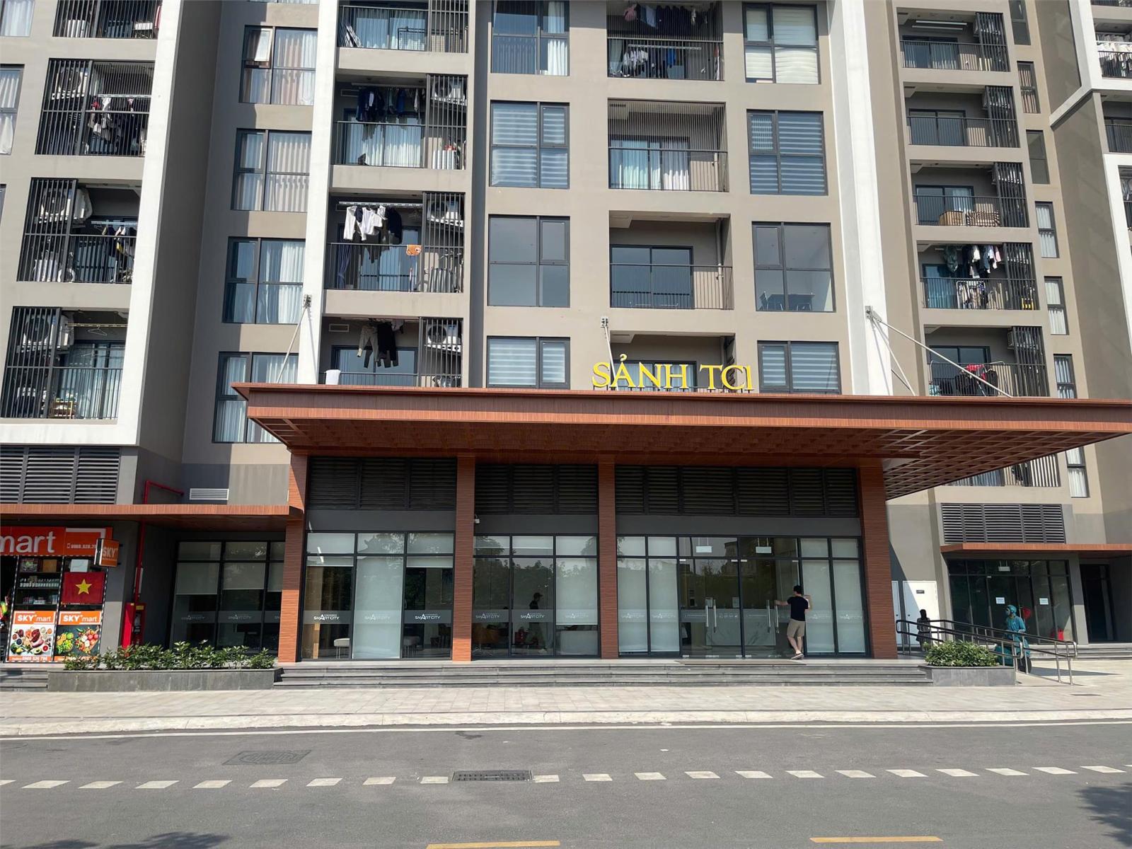 Chính chủ cho thuê shop chân đế vinhomes smart city tây mỗ, diện tích 55m2 15987014