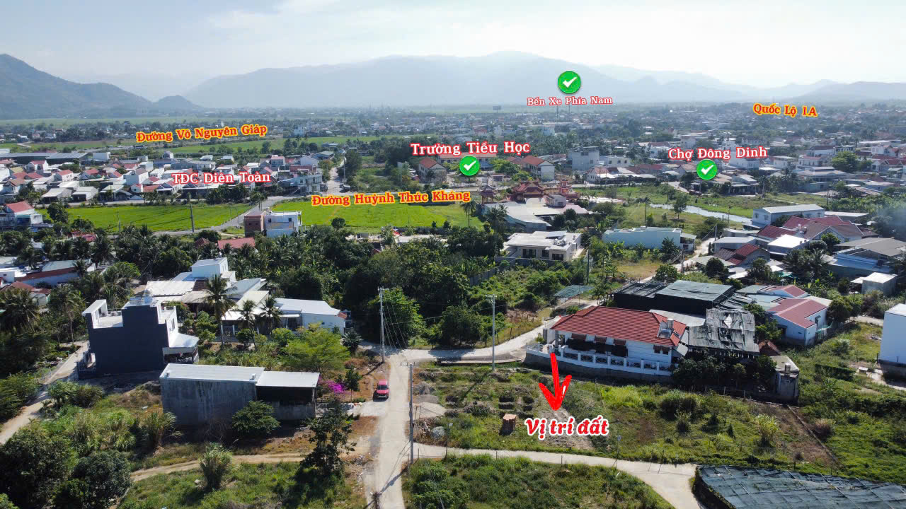 Đất Diên Toàn – 109m² Full Thổ – Ô Tô 4m – Chỉ 1.65 Tỷ 15987163