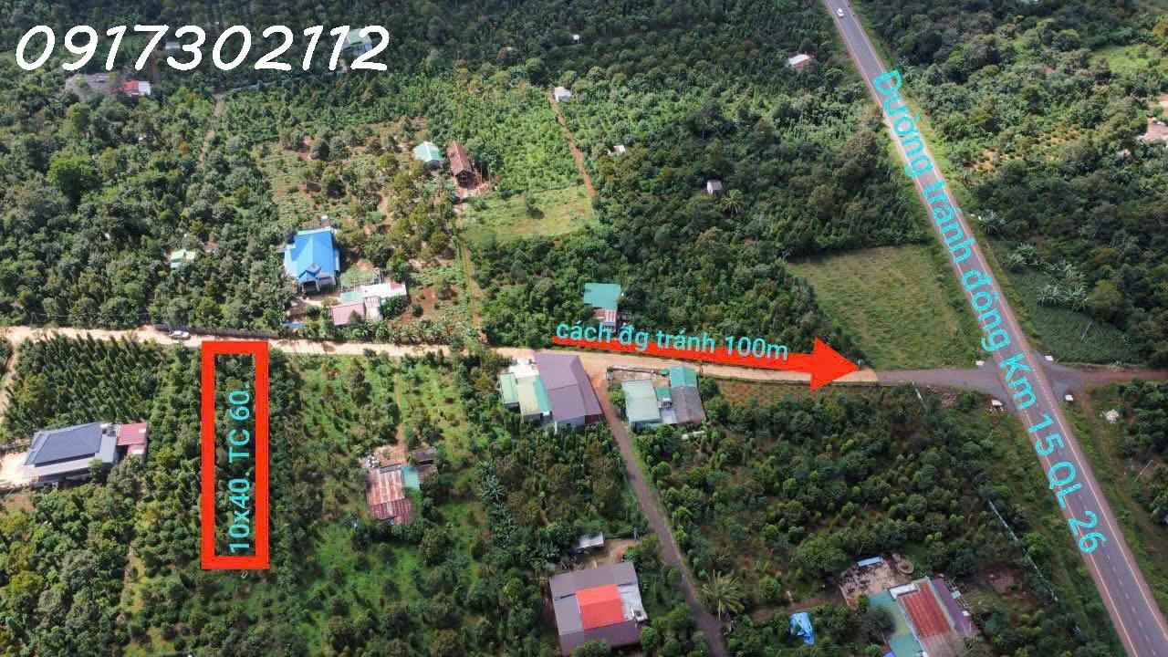 Em cần bán 10x40 ( 60m thổ cư) Xã Ea Knuếc, Đắk Lắk 15987392
