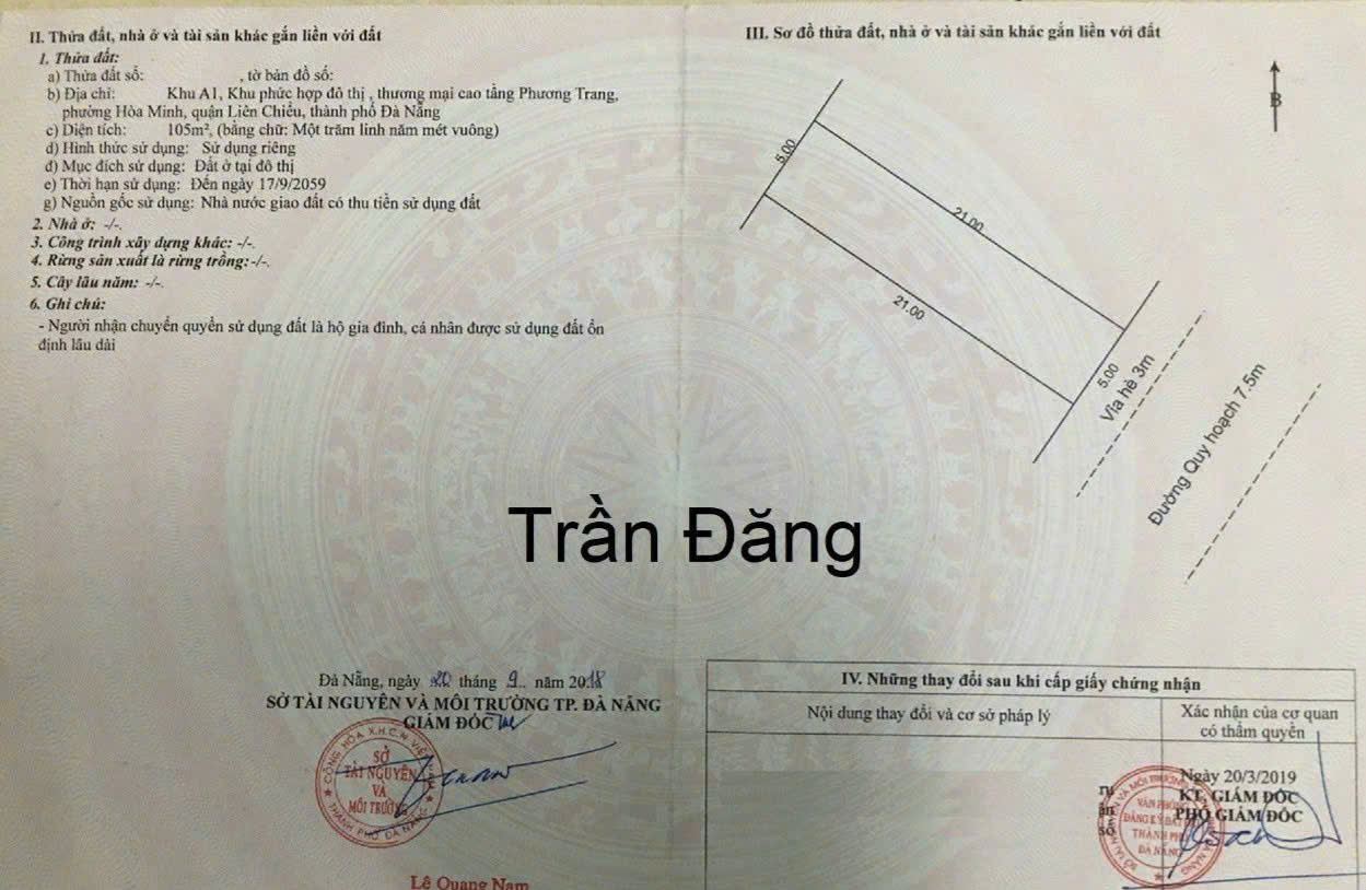 🔴💥Bán 1 cặp đất đường Trần Đăng - Sát biển - Xây căn hộ đúng bài 15987454