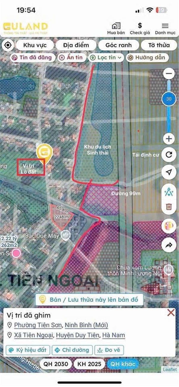 F0 duy nhất tại thôn Trung Liêu – xã Tiên Ngoại, siêu phẩm không có lô thứ 2 15987459