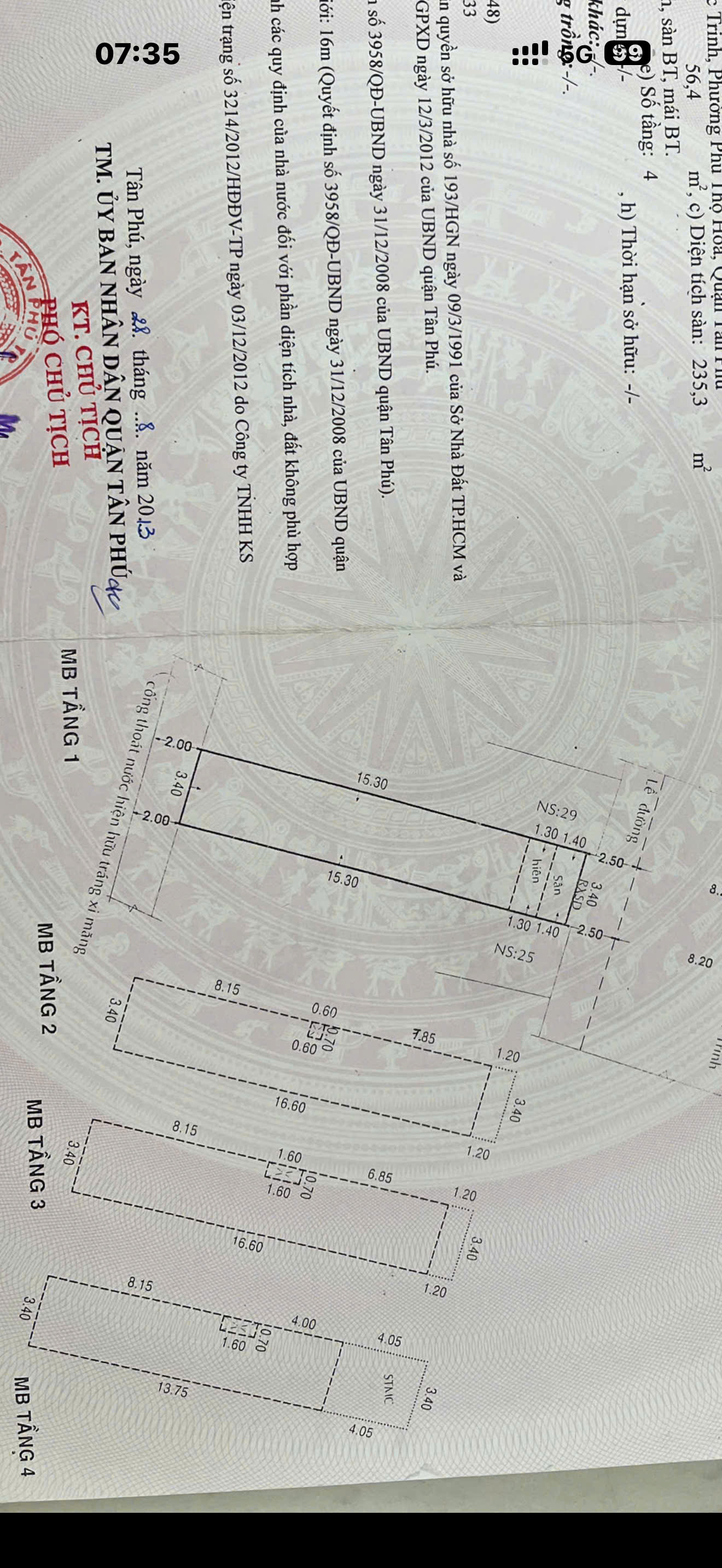 70m2 dòng tiền 45tr/th đường trước nhà 13m, vỉa hè, nhà 2 thoáng vv Nhà mặt phố Văn Cao - Tân Phú 15987473