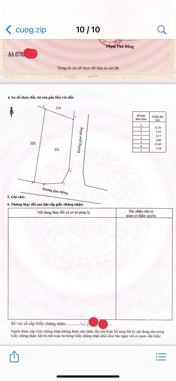 ĐẤT ĐẸP - GIÁ TỐT CHÍNH CHỦ BÁN NHANH LÔ ĐẤT VỊ TRÍ ĐẮC ĐỊA TẠI Tam Phước Đồng Nai 15987524