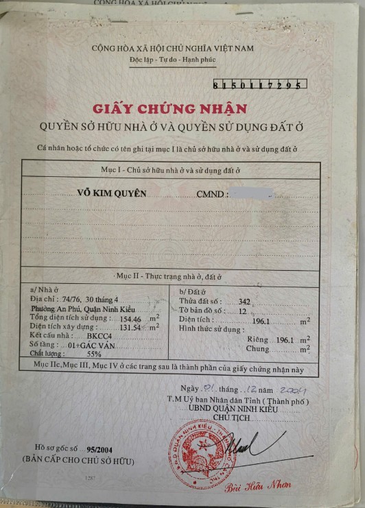 Bán Ngộp Homestay 8.3 tỷ - Có Sẵn Dòng Tiền - Cạnh Bến Ninh Kiều - Lợi nhuận một tháng 50 triệu 15987534