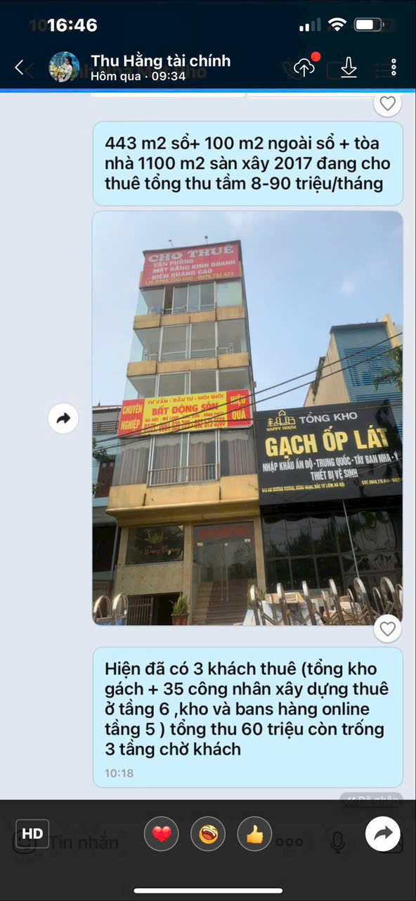 Bán mảnh đất quý hiếm duy nhất,diện tích siêu lớn,vị trí đặc biệt chỉ với giá 500tr/m2 15987590