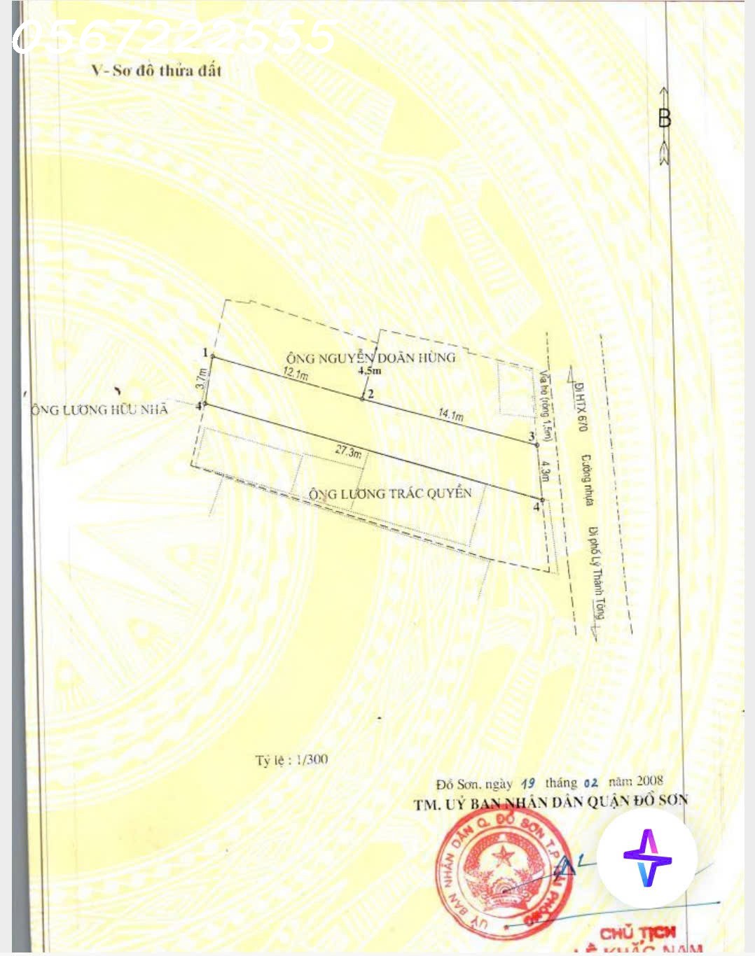 Bán đất mặt đường Hoàng Kim Giao, Hải Sơn, Đồ Sơn - Vị trí không ngập lụt - ZALO 0567 222 555 15987783