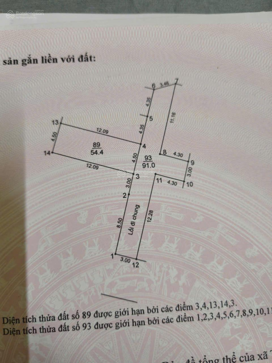 Bán 54.4m2 đất Thuỵ Lâm ngay gần Vin - ô tô vào đất 15987789
