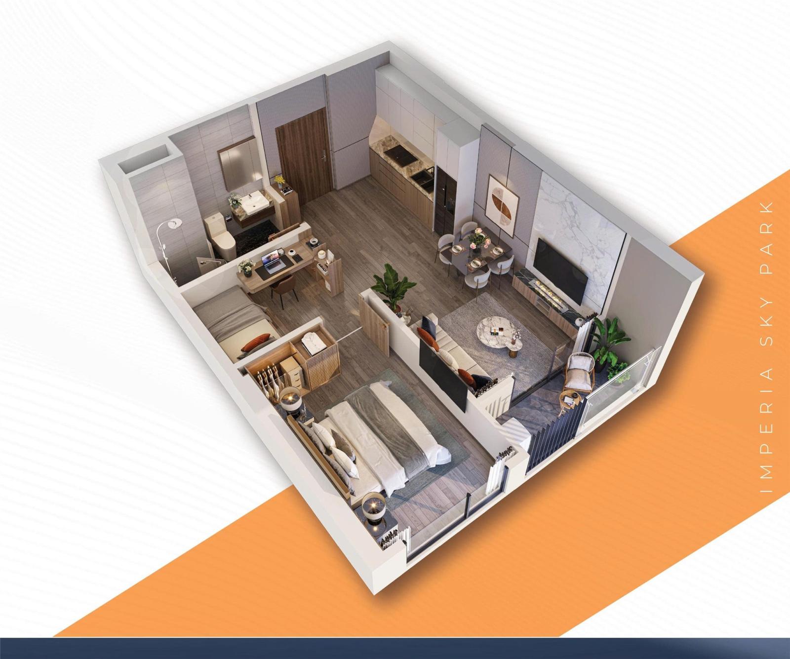 Chỉ Cần Chưa Đến 1 Tỷ Sở Hữu Ngay Chung Cư Cao Cấp Hạng Sang Imperia Sky Park KĐT Nam An Khánh 15987830