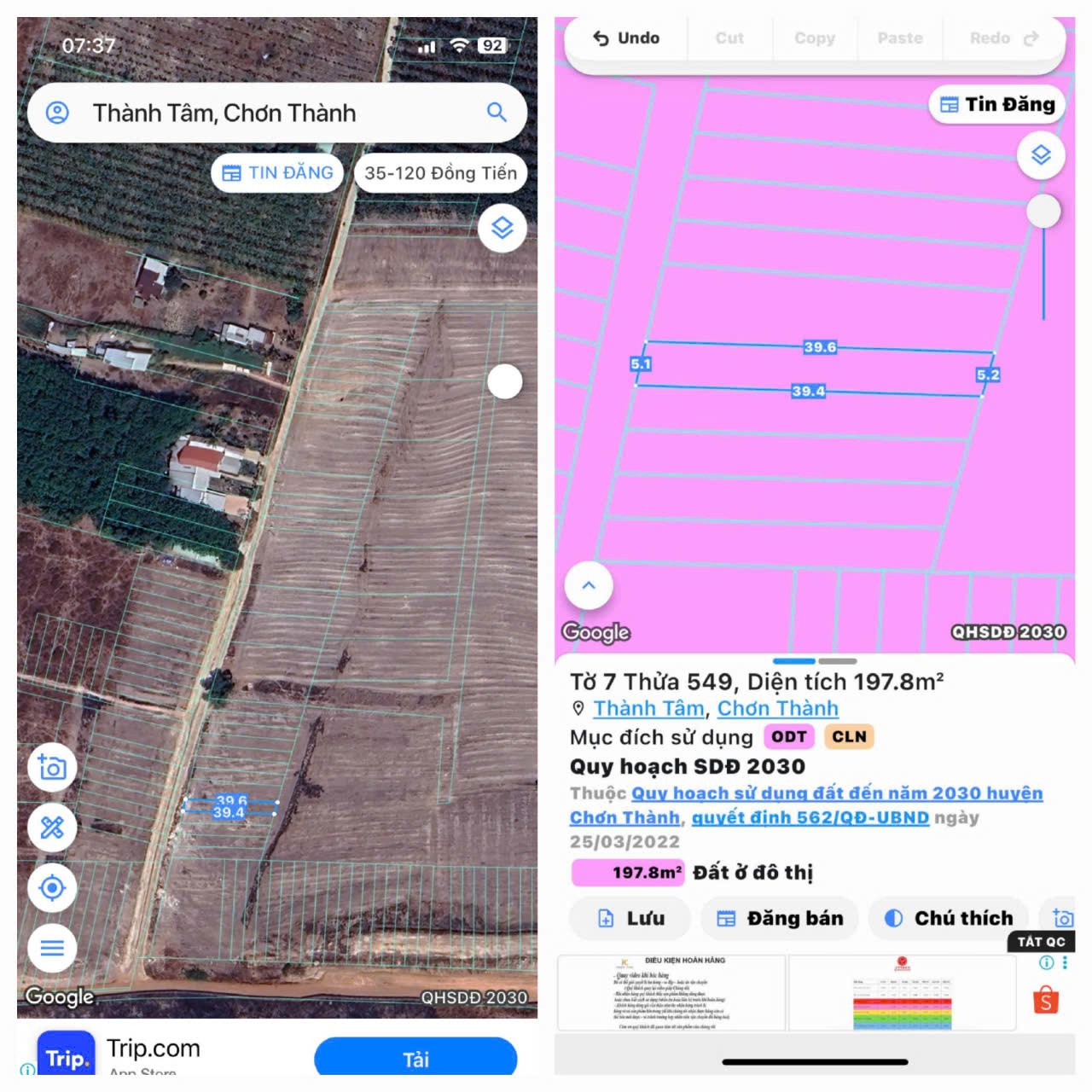 ĐẤT ĐẸP - ĐẦU TƯ SINH LỜI - Chính Chủ Bán Lô Đất Phường Thành Tâm, Chơn Thành, Bình Phước 15987832