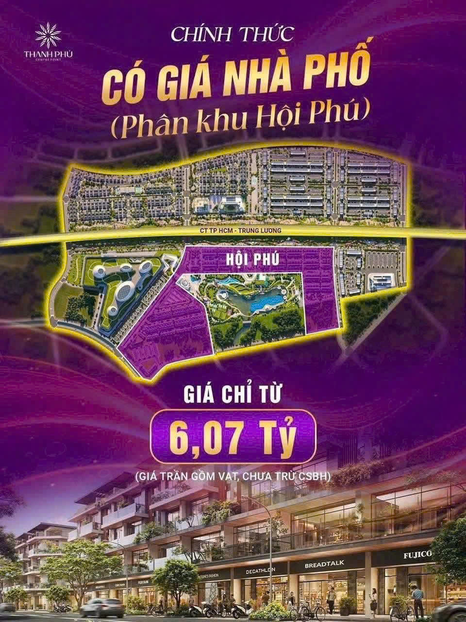 Thanh Phú Centre Point Bến Lức - đô thị vệ tinh phía Tây TP.HCM, cơ hội đầu tư 2026 15987883