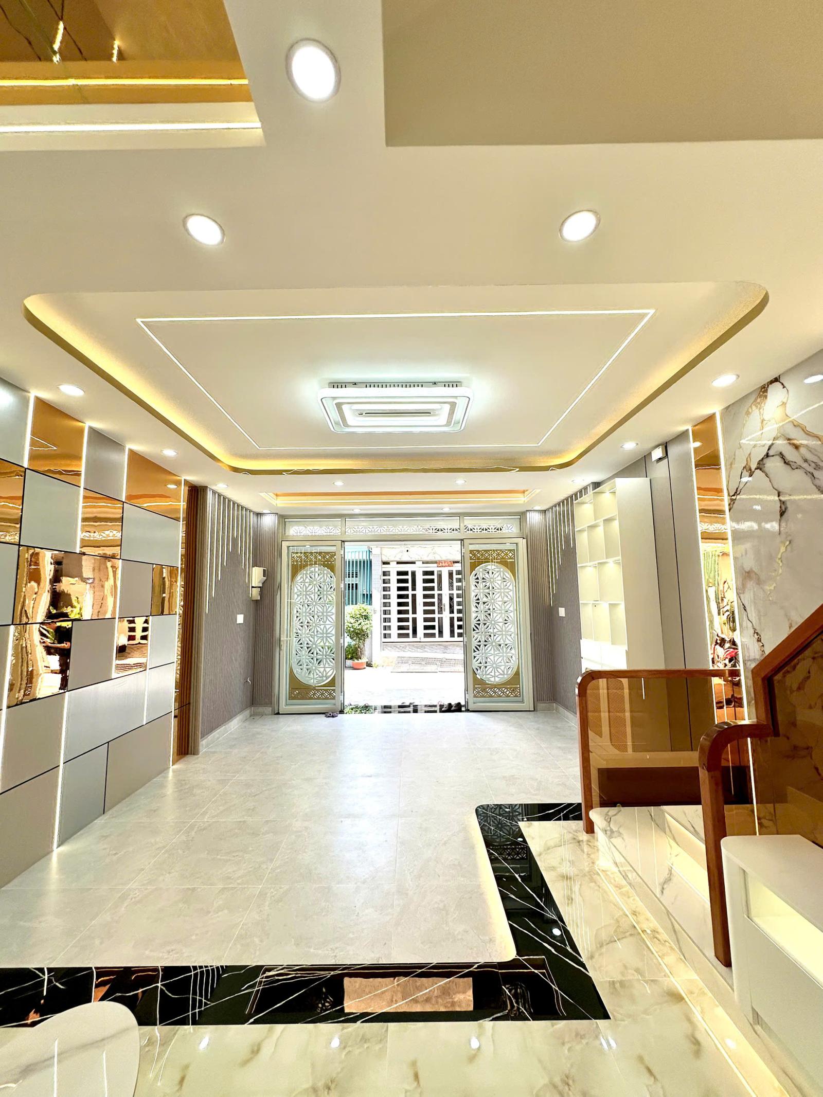 Q7 – NHÀ 4 TẦNG HẺM 5M -  NGAY NAM LONG, PHÚ THUẬN – Ô TÔ NGỦ TRONG NHÀ 15987962