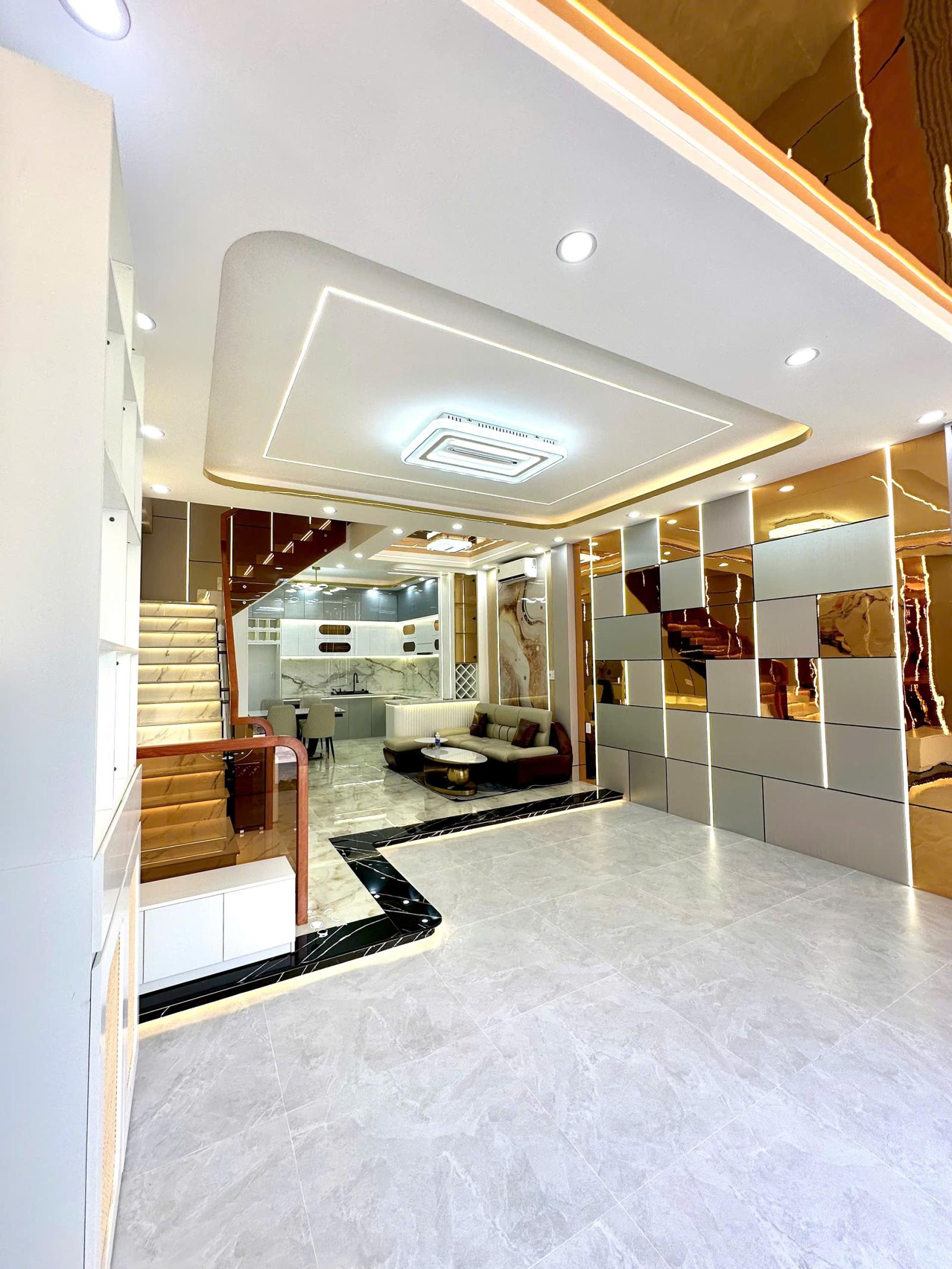 Q7 – NHÀ 4 TẦNG HẺM 5M -  NGAY NAM LONG, PHÚ THUẬN – Ô TÔ NGỦ TRONG NHÀ 15987962