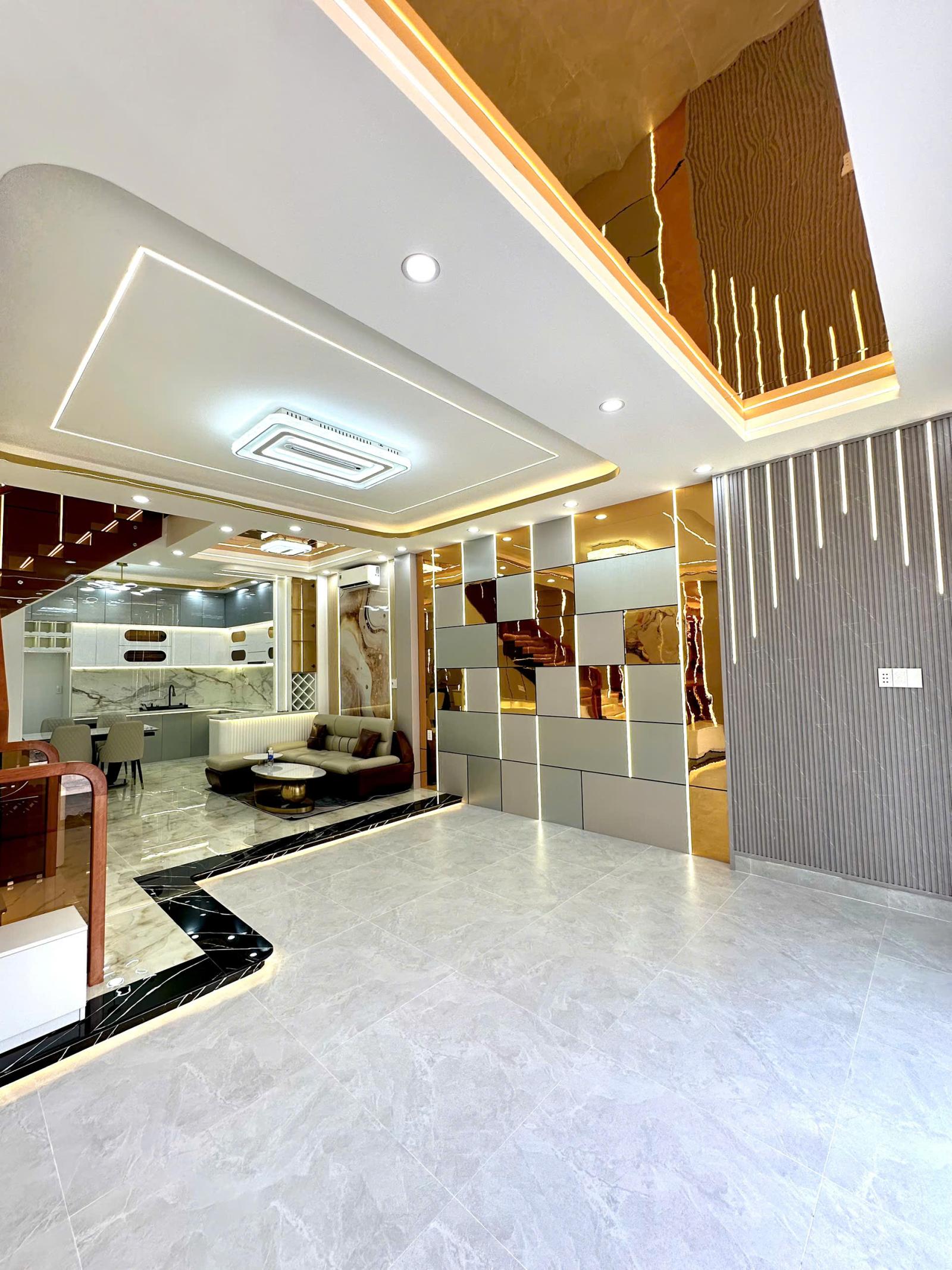 Q7 – NHÀ 4 TẦNG HẺM 5M -  NGAY NAM LONG, PHÚ THUẬN – Ô TÔ NGỦ TRONG NHÀ 15987962