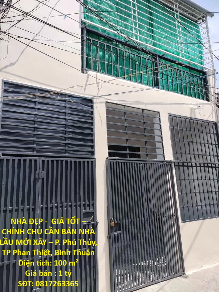 NHÀ ĐẸP -  GIÁ TỐT – CHÍNH CHỦ CẦN BÁN NHÀ LẦU MỚI XÂY – P. Phú Thủy, TP Phan Thiết, Bình Thuận 15988053