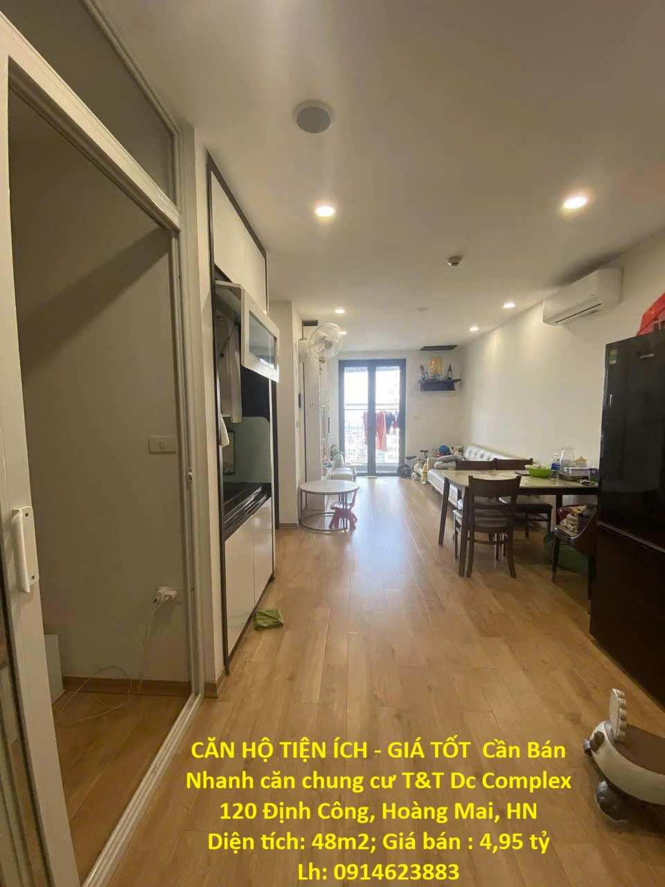 CĂN HỘ TIỆN ÍCH - GIÁ TỐT  Cần Bán Nhanh căn chung cư T&T Dc Complex 120 Định Công, Hoàng Mai, HN 15988363