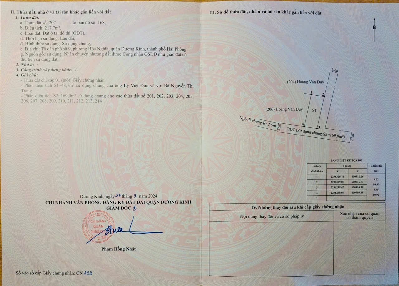 ĐẤT ĐẸP - GIÁ TỐT CẦN BÁN NHANH LÔ ĐẤT VỊ TRÍ ĐẮC ĐỊA TẠI quận Dương Kinh TP Hải Phòng 15988371