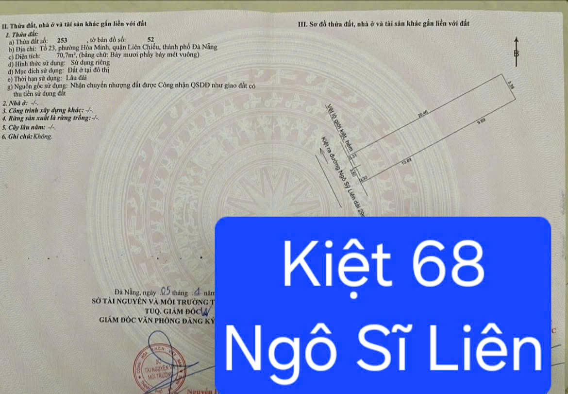 🔴💥Bán đất kiệt Ô tô K68 Ngô Sĩ Liên - Sát trường ĐH Bách Khoa 15988393
