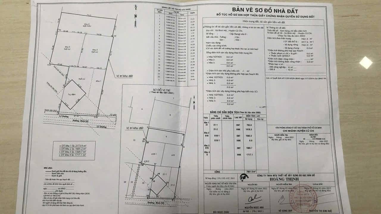 Bán đất mặt tiền 12600m2 giá 100 tỷ 800 triệu Đường Bình Mỹ 15988534
