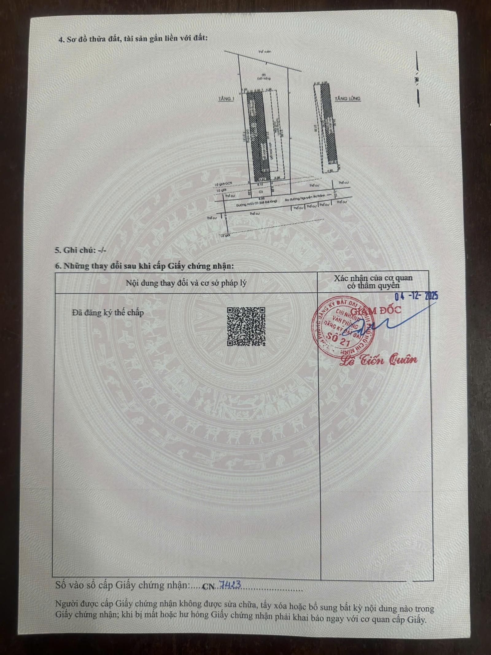 NHÀ C4 + 8 PHÒNG TRỌ MẶT TIỀN TAM ĐÔNG 23 – DÒNG TIỀN 30TR/THÁNG 15988571