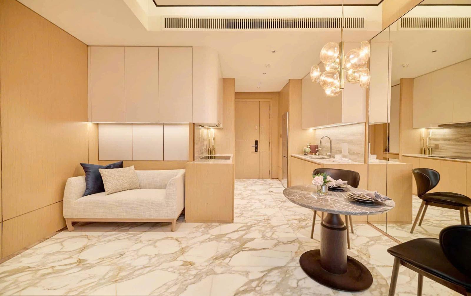 CHÍNH CHỦ CẦN BÁN GẤP CĂN HỘ CAO CẤP  51M2 CÔNG NĂNG 2 PHÒNG NGỦ DỰ ÁN SUN FELIZA SUITES CẦU GIẤY 15988664