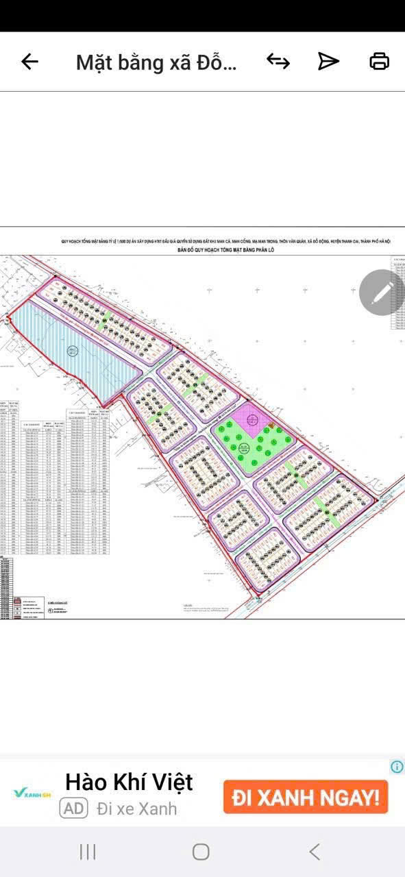 Bán  lô đất đẹp tại khu đấu giá Văn Quán, Đỗ Động,hàng xóm của Vin Olympic. Sổ đỏ cất két, cơ hội 15988710