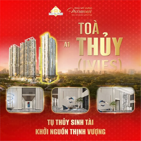 MUA BÁN PHÚ MỸ HƯNG HARMONIE, Căn 2PN: 3,1 tỷ - Thanh toán trước chỉ 620tr, LS 0%, Ưu đãi chi tiết 15988809