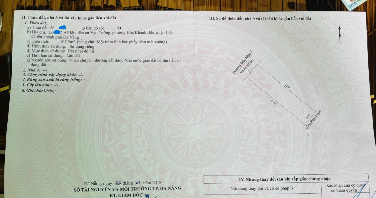 💥Bán đất đường đường Bàu Mạc 7 - Gần biển thoáng mát 15988891