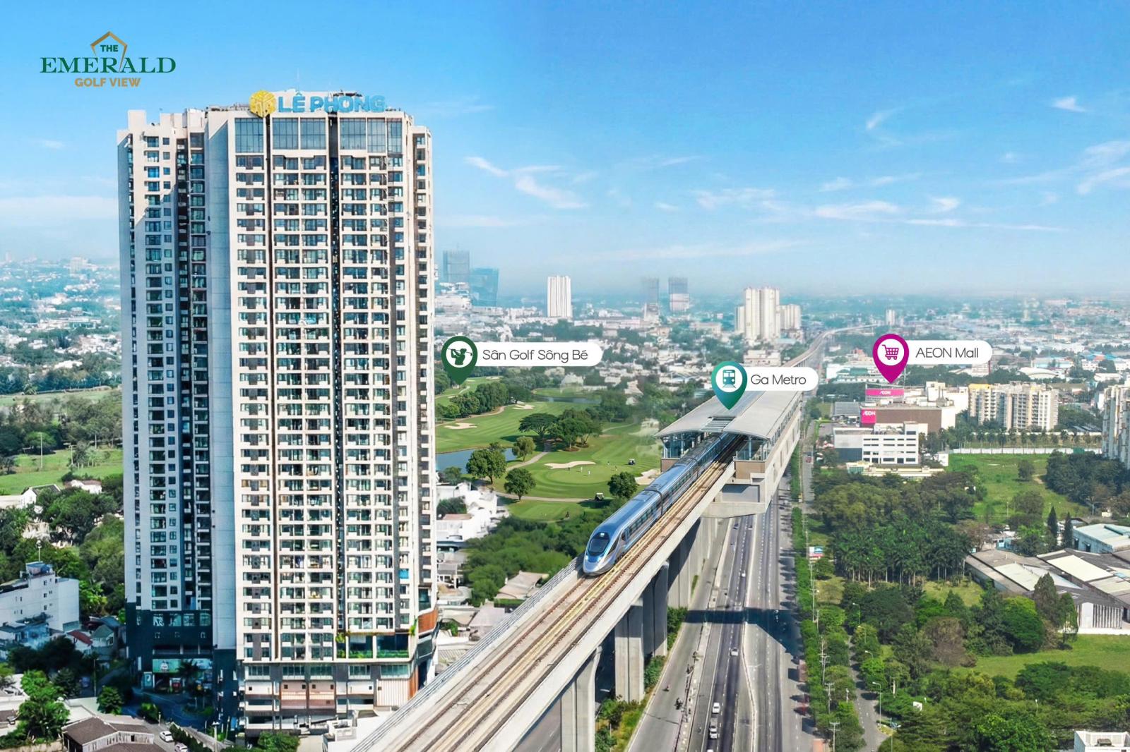 THE EMERALD GOLF VIEW – MẶT TIỀN QUỐC LỘ 13, LÁI THIÊU, THUẬN AN – SỔ HỒNG SẴN 15989371