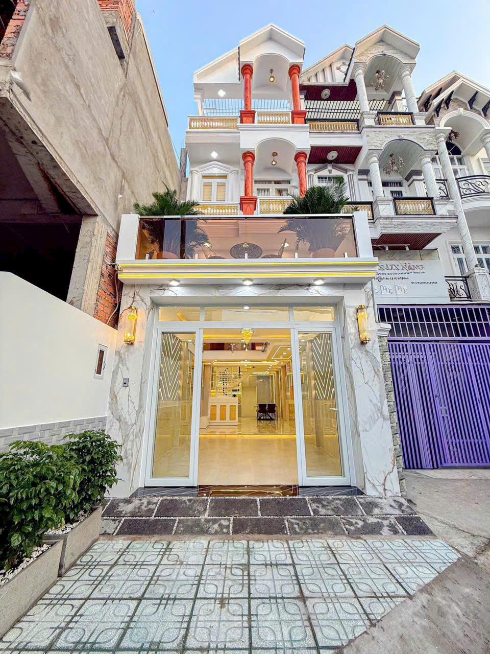 NHÀ HẺM XE HƠI, HUỲNH THỊ ĐỒNG, 4x19M, 5 TẦNG, NỘI THẤT XỊN XÒ 15989408